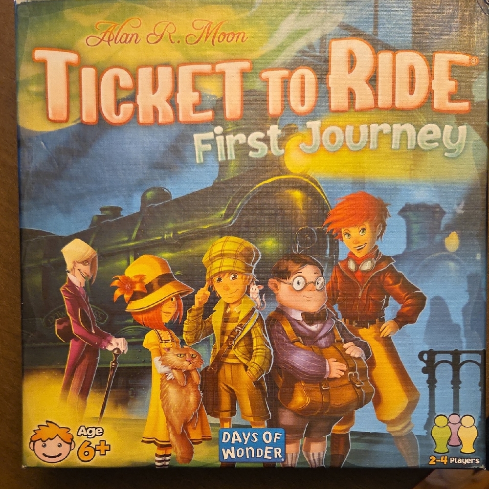 Ticket to Ride First Journey Board Game